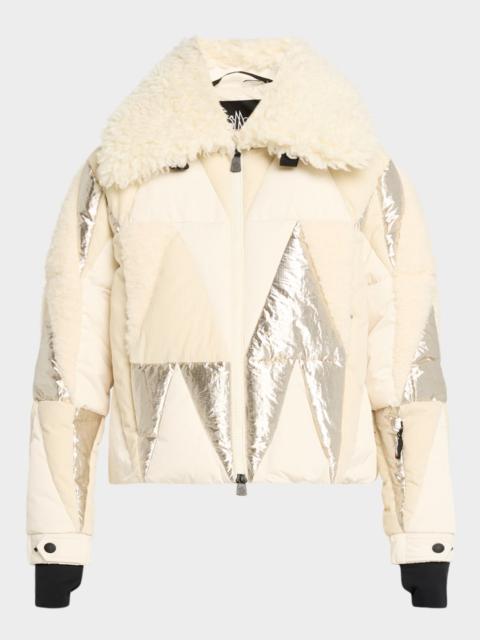 Moncler Grenoble Pamiers Patchwork Down Ski Jacket