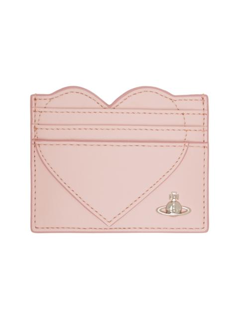 Vivienne Westwood Pink Heart Card Holder