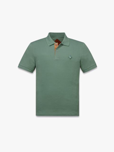 MCM Diamond Patch Piqué Polo