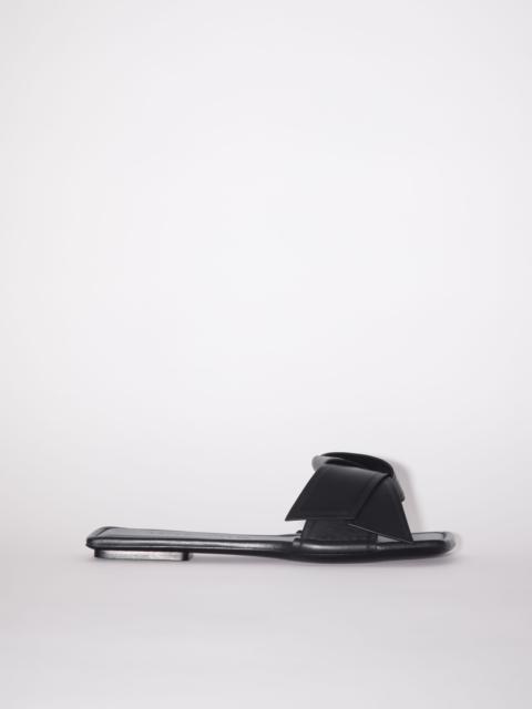 Acne Studios Musubi leather sandal - Black