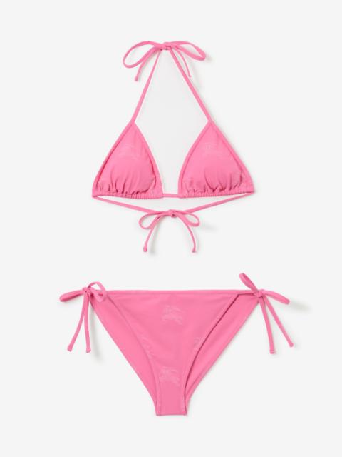 Burberry EKD Stretch Nylon Triangle Bikini