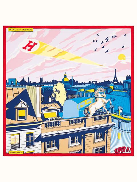 Hermès Minuit au Faubourg scarf 70
