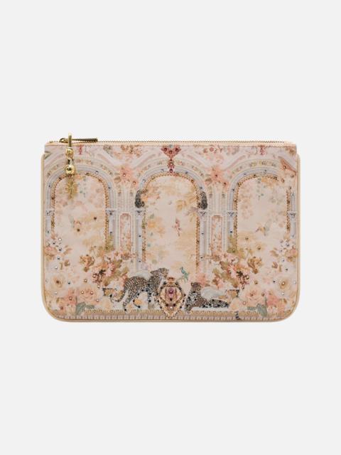CAMILLA SMALL CANVAS CLUTCH