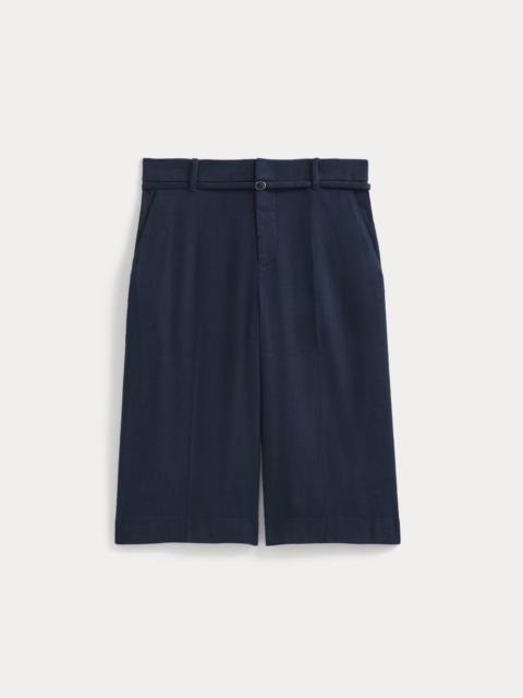 EVERLANE LONG TAILORED SHORT IN STRETCH LINEN