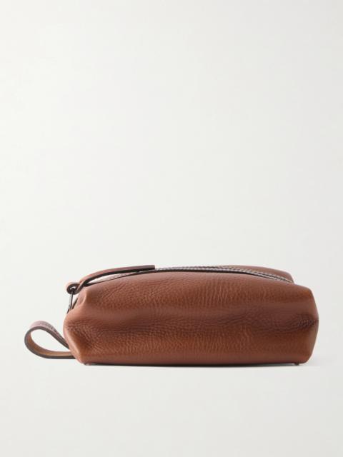 Bleu de Chauffe Zazou Full-Grain Leather Wash Bag