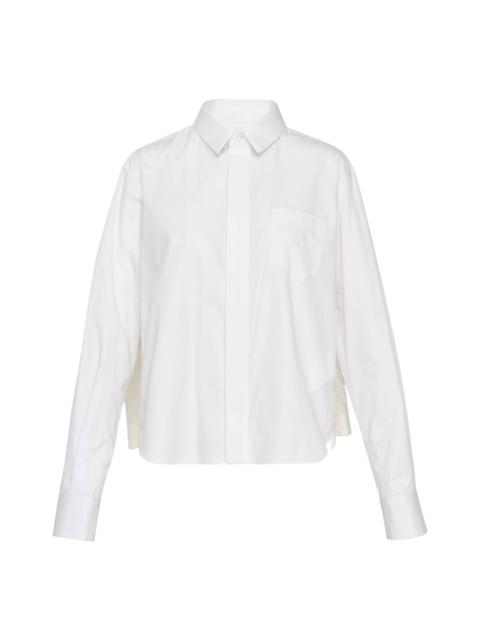 sacai Cotton Poplin Nylon Twill Shirt