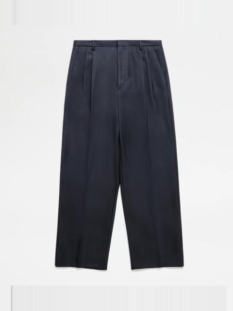 Tod's WOOL TROUSERS - BLACK
