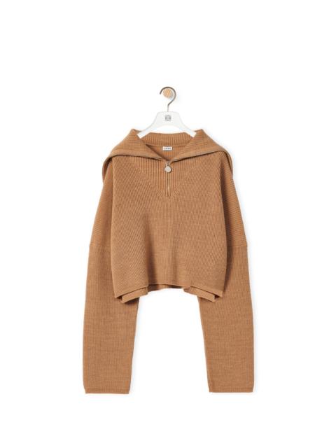 Loewe Zip-up sweater in wool