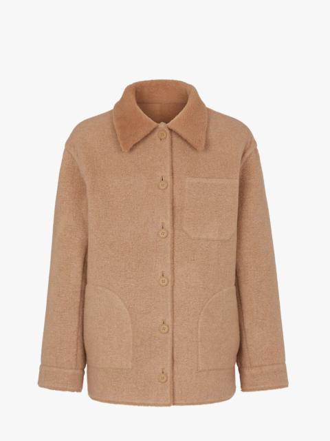 FENDI Brown shearling jacket