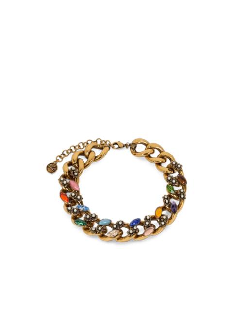 Etro chain necklace with appliqués
