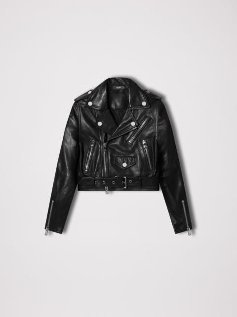 AMIRI LEATHER BIKER JACKET