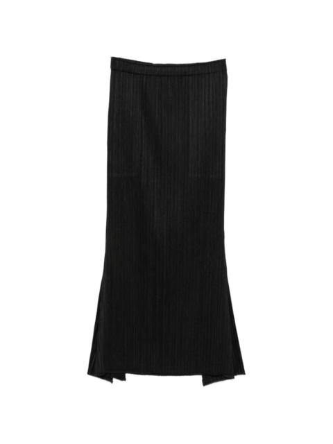 Pleats Please Issey Miyake Ole! flared pleated midi skirt