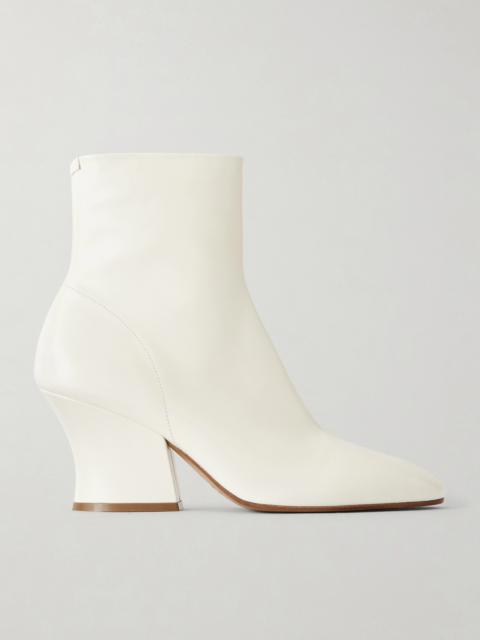 Jil Sander Lune Leather Ankle Boots
