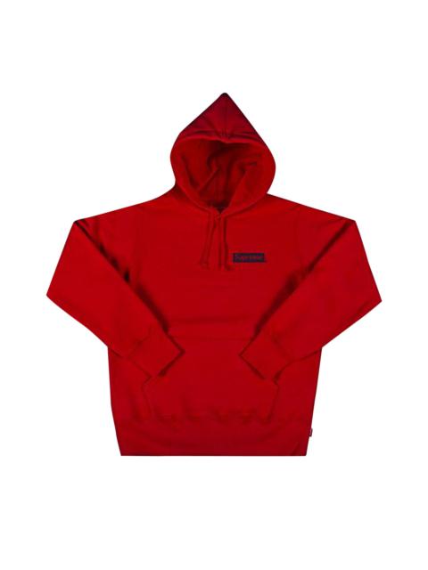 Supreme Supreme x Polartec Hooded Sweatshirt 'Red' | REVERSIBLE