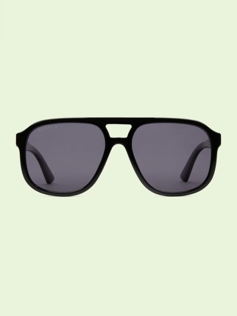 GUCCI Navigator frame sunglasses