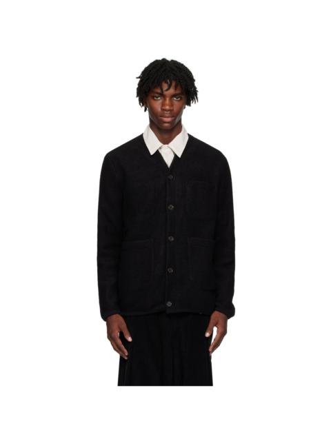 Universal Works Black Pocket Cardigan
