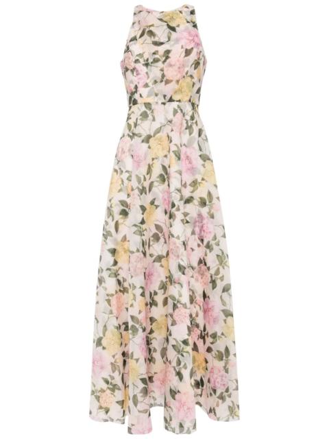 SACHIN & BABI Kate floral-print gown