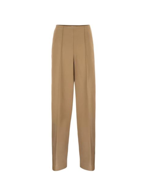 Max Mara pressed-crease trousers
