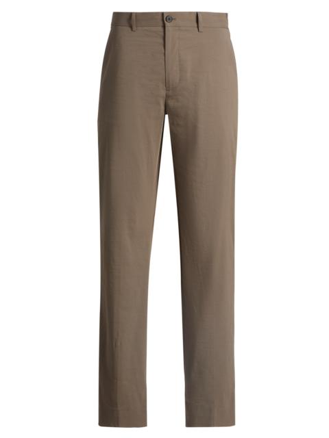 Theory Men's Solid Linen-Blend Pants - Morel