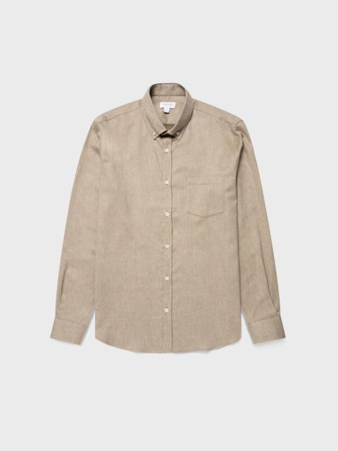 Sunspel Button Down Flannel Shirt