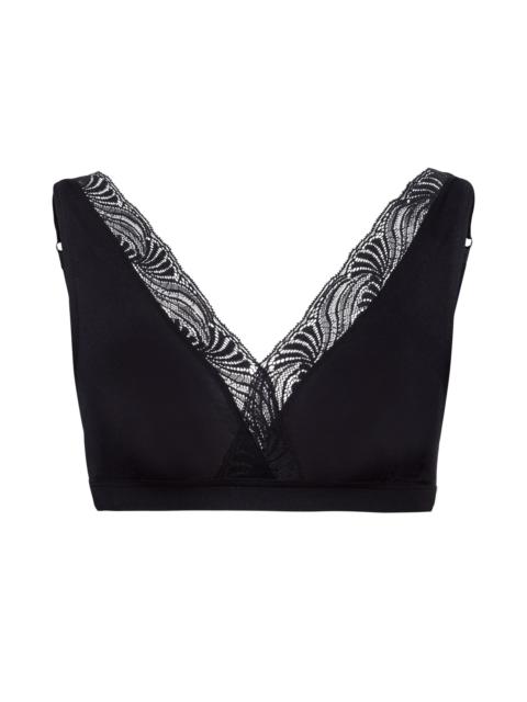 HANRO Cotton Delight Lace Trim Cotton Soft Cup Bra