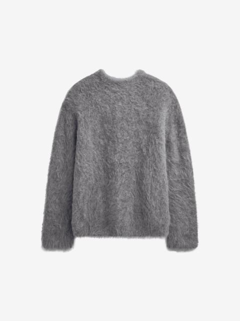 The Frankie Shop Willy Alpaca Knit Sweater - Grey