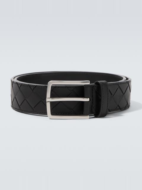 Bottega Veneta Intrecciato leather belt