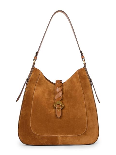 Isabel Marant Women's Altay Suede Hobo Bag - Cognac
