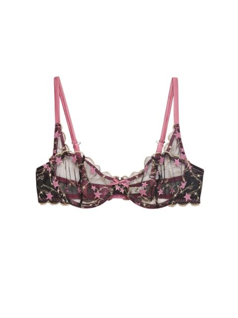 Fleur du Mal Étoile Embroidery Balconette Bra