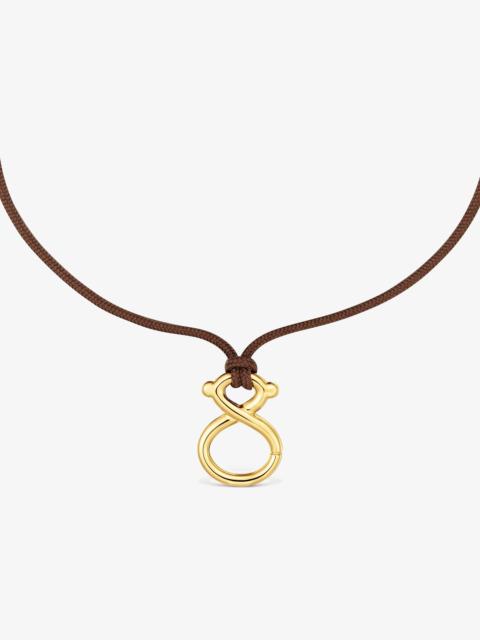 TOUS Necklace with 18kt gold vermeil and cord TOUS Infinity
