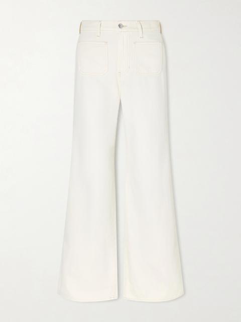 VERONICA BEARD Kasey Mid-rise Wide-leg Jeans
