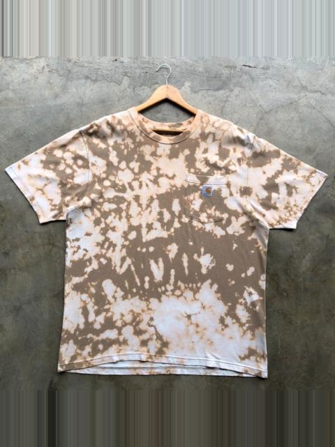 Carhartt Vintage CARHARTT small logo tie dye boxy tshirt