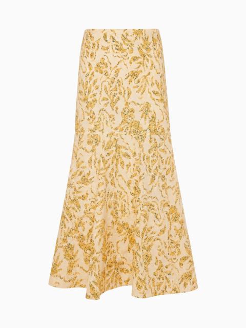 ULLA JOHNSON Clarisse Trumpet Midi Skirt