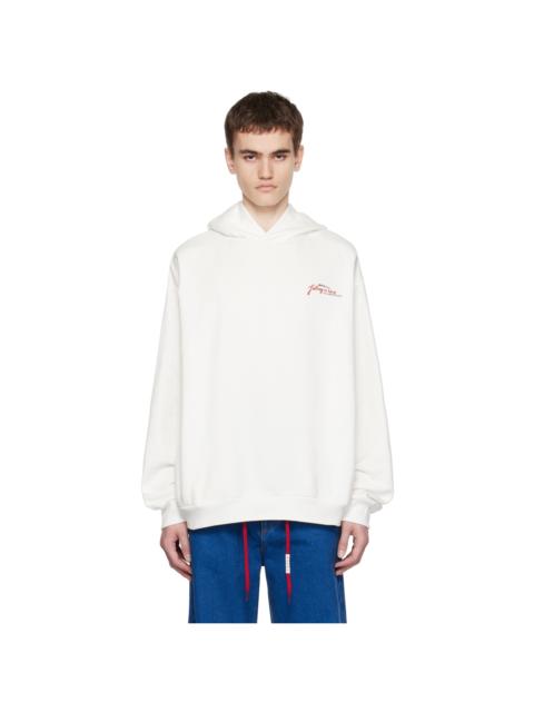Marni White Printed Hoodie