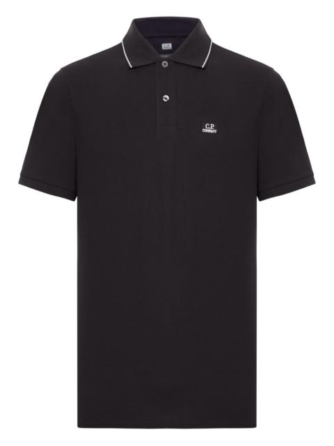 C.P. Company logo-detail polo shirt