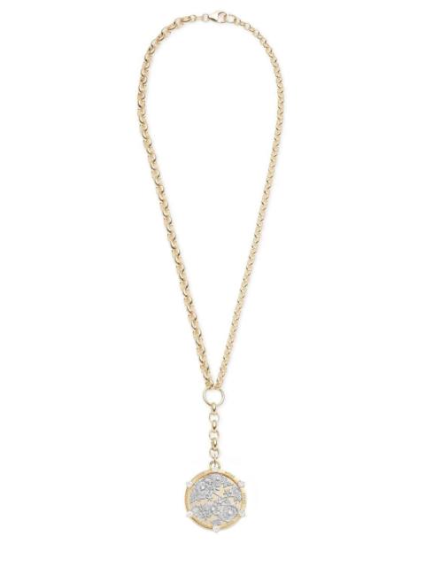 FOUNDRAE Floral Screen Resilience Heavy Mixed Belcher Necklace