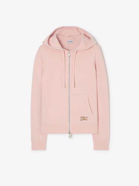 Burberry Cashmere Blend Zip Hoodie