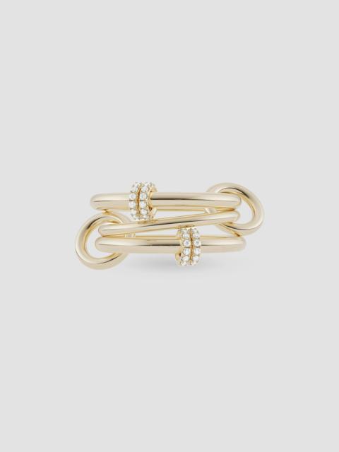 Spinelli Kilcollin Women's Core Jovie 18K Yellow Gold & 0.36 TCW Diamond Triple-Band Ring - Yellow Gold