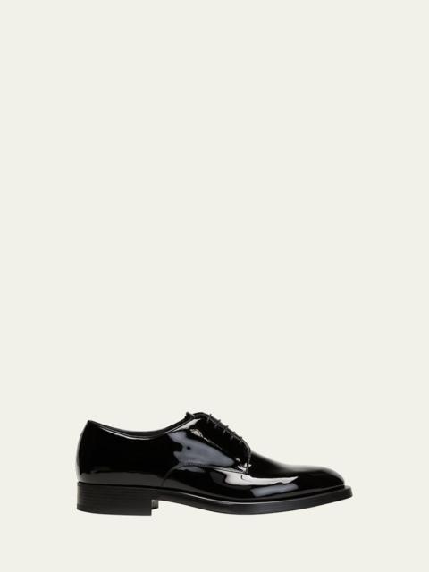GIORGIO ARMANI Men's Patent Leather Derby Shoes