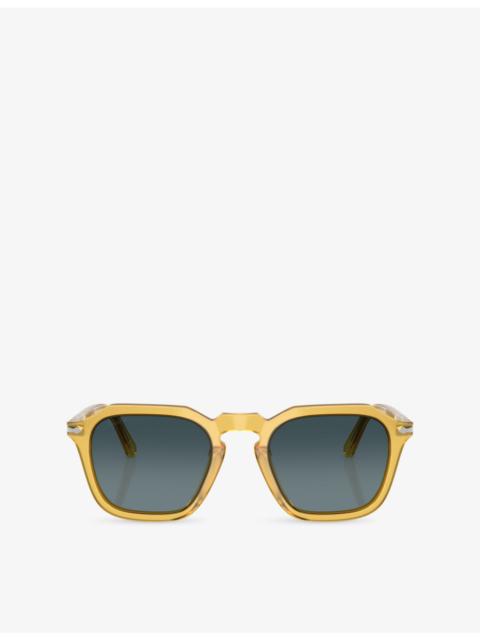 Persol PO3292S Square-Frame Acetate Sunglasses