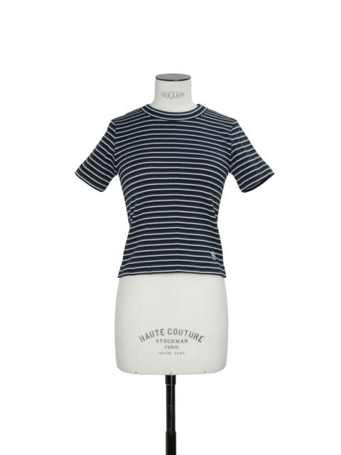 sacai Stripe Cotton Rib T-Shirt