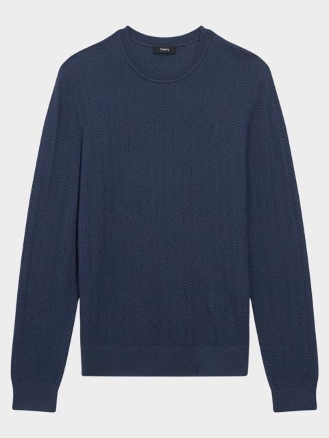 Theory 남자의 Merino 모직 Crewneck 스웨터
