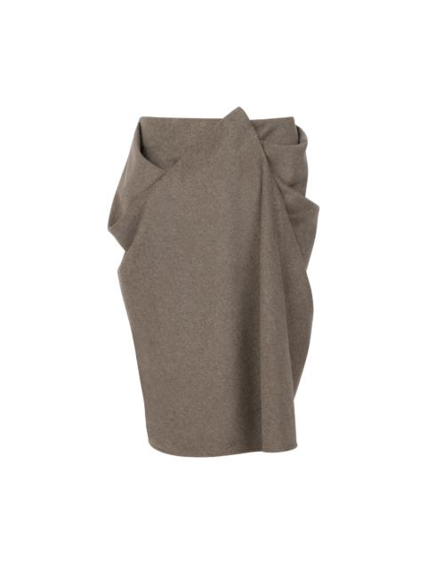 entire studios CREASE SKIRT OCHRE