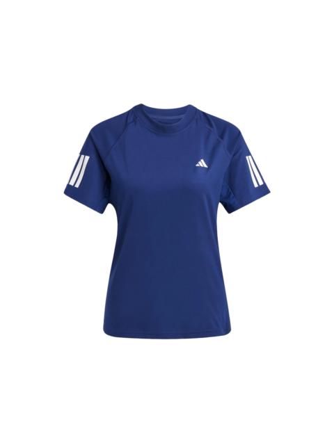 adidas adidas Women's Club 3-Stripes Climacool T-Shirt Dark Blue