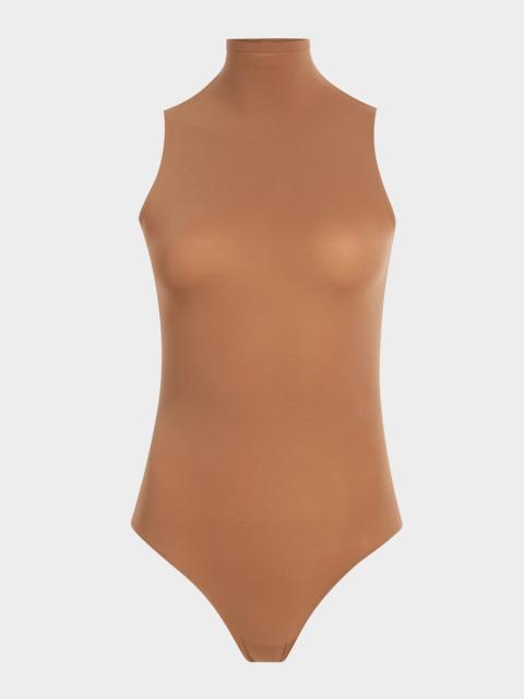 commando Seamless Mock-Neck Thong Bodysuit