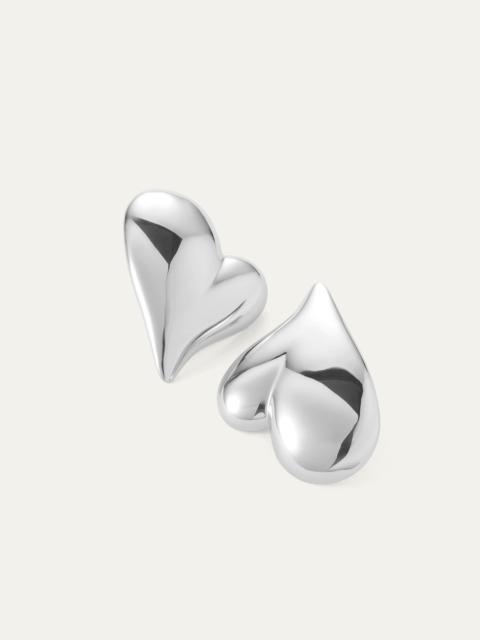 JENNY BIRD Mega Art Heart Button Earrings