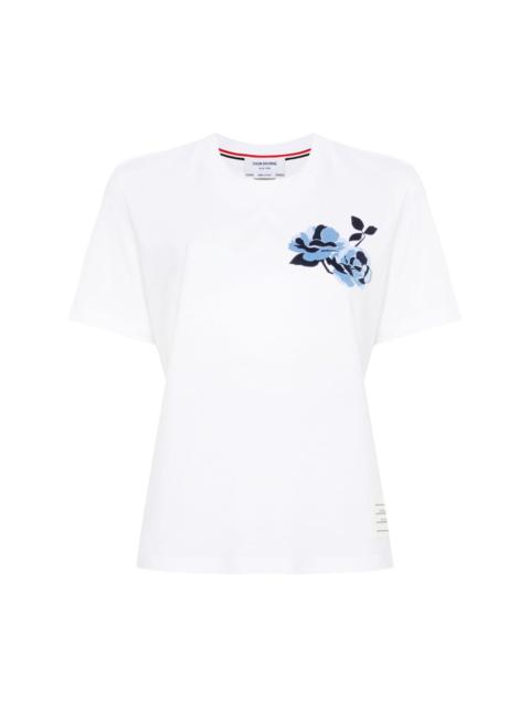 Thom Browne floral-print cotton T-shirt