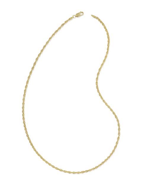 KENDRA SCOTT Ryan Rope Chain Necklace in 18k Gold Vermeil