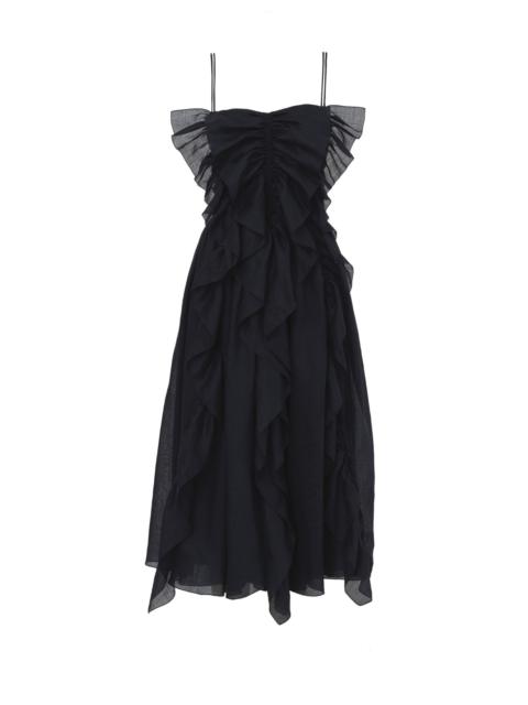 Chloé RUFFLED MIDI DRESS