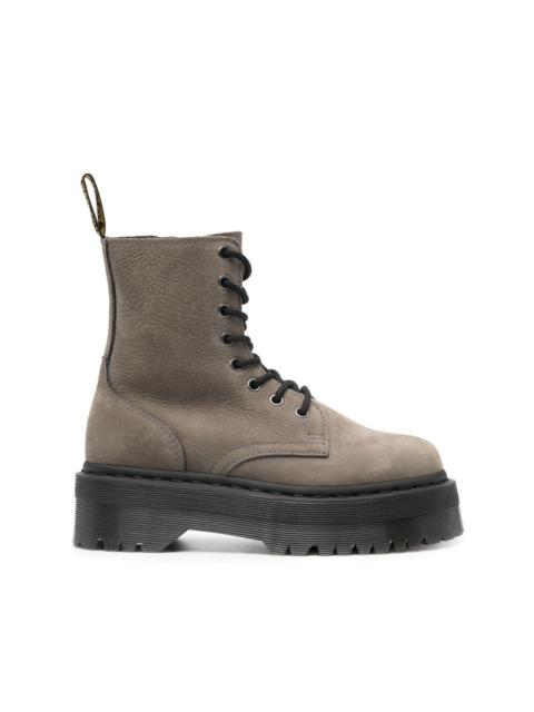 Jadon leather platform boots